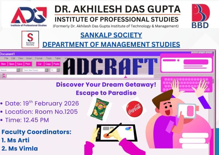 UTKARSH 2026: ADCRAFT EVENT