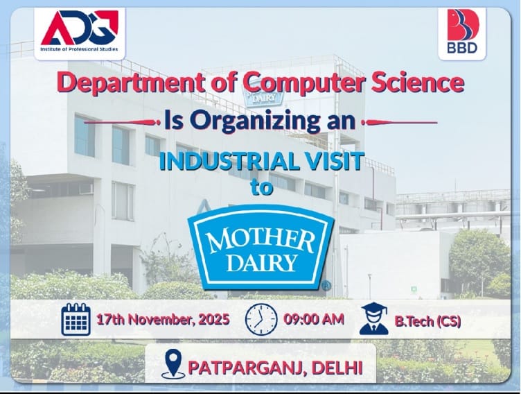 INDUSTRIAL VISIT TO MOTHER DAIRY, PATPARGANJ