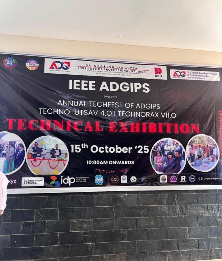 PROJECT EXHIBITION As Part of TECHNOUTSAV 2025