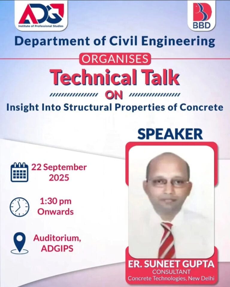 Technical session on Strength of Concrete by Ultratech