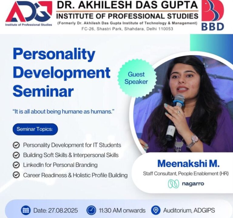 Alumni Talk – “Unspoken Skills, Unstoppable Careers”