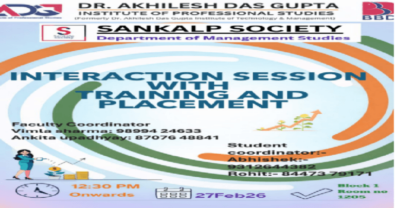 Placement Interaction Session with Training & Placement Cell