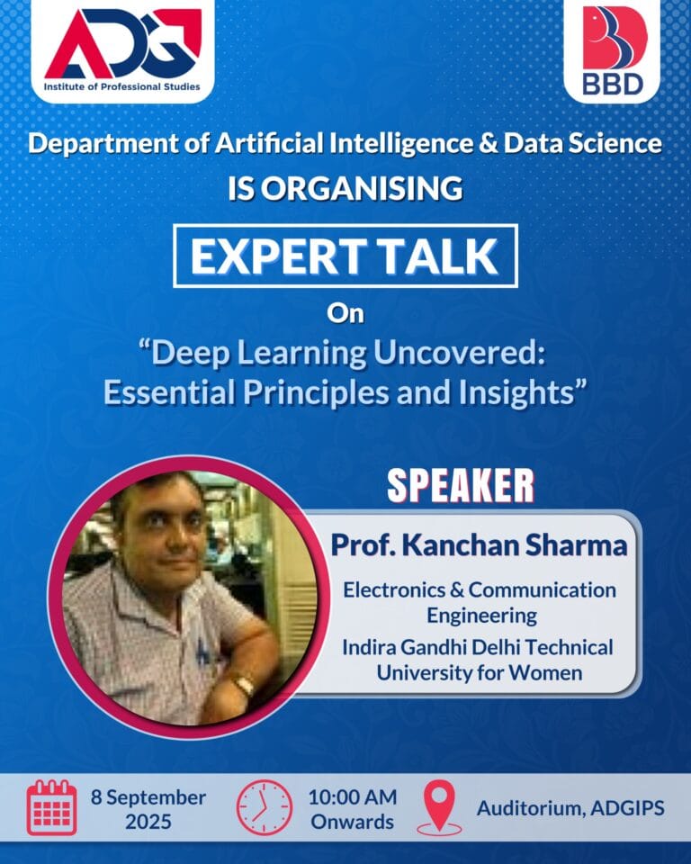 Expert Talk on “Deep Learning Uncovered: Essential Principles and Insights”