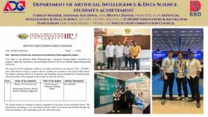 Student Achievement Under Innovation & Incubation Fund – GGSIPU